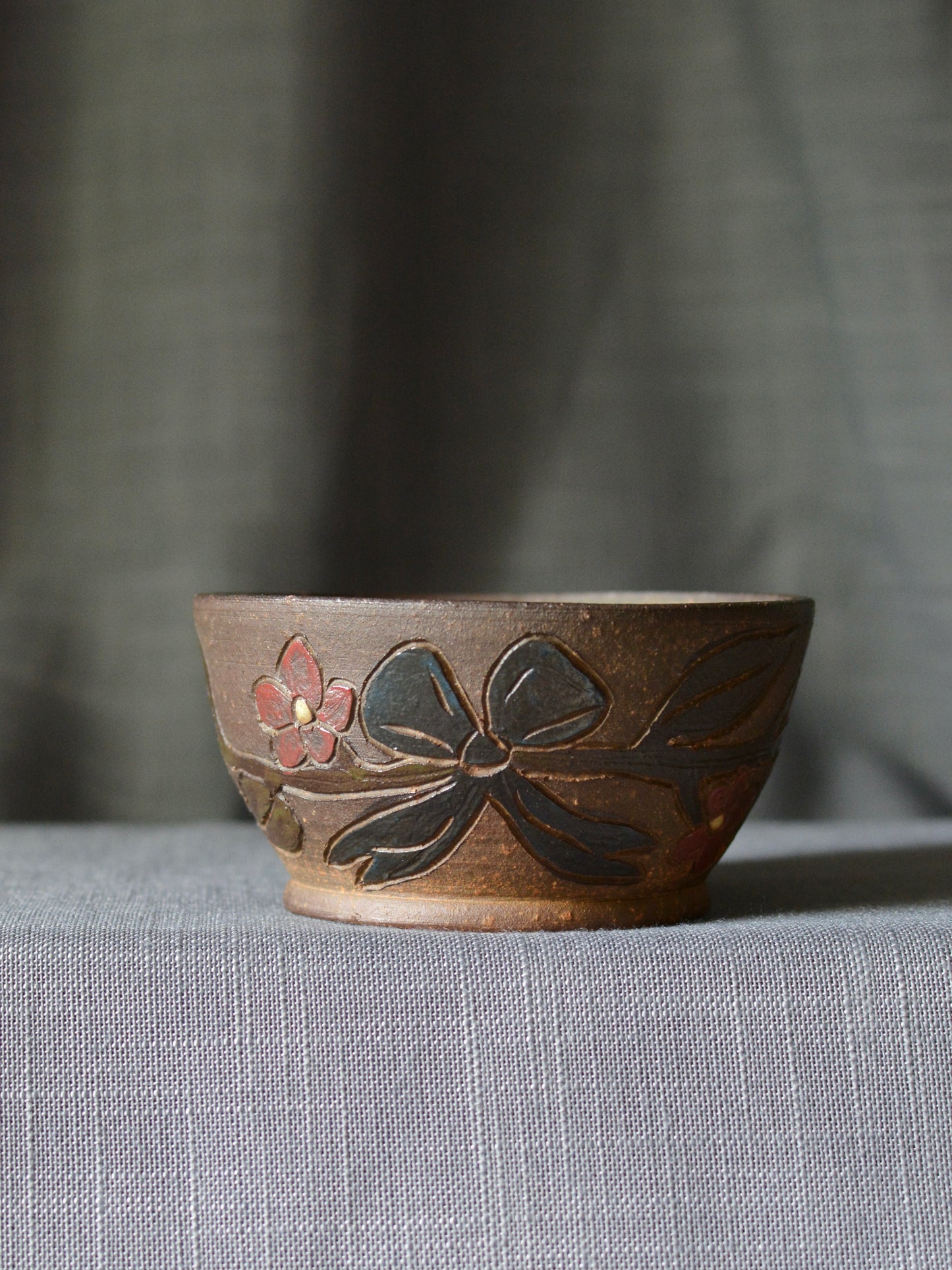 Blue Ribbon Smudge Bowl