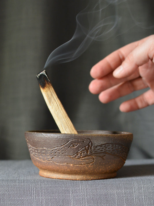 Ouroboros Smudge Bowl 2