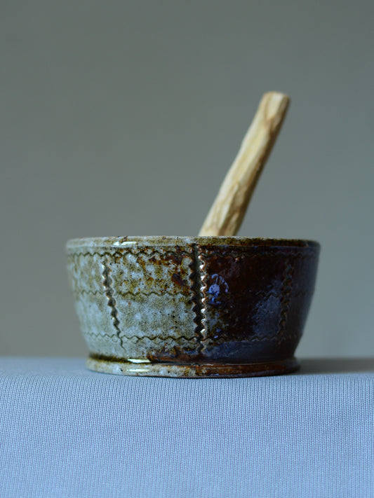 Quilt Smudge Bowl 2