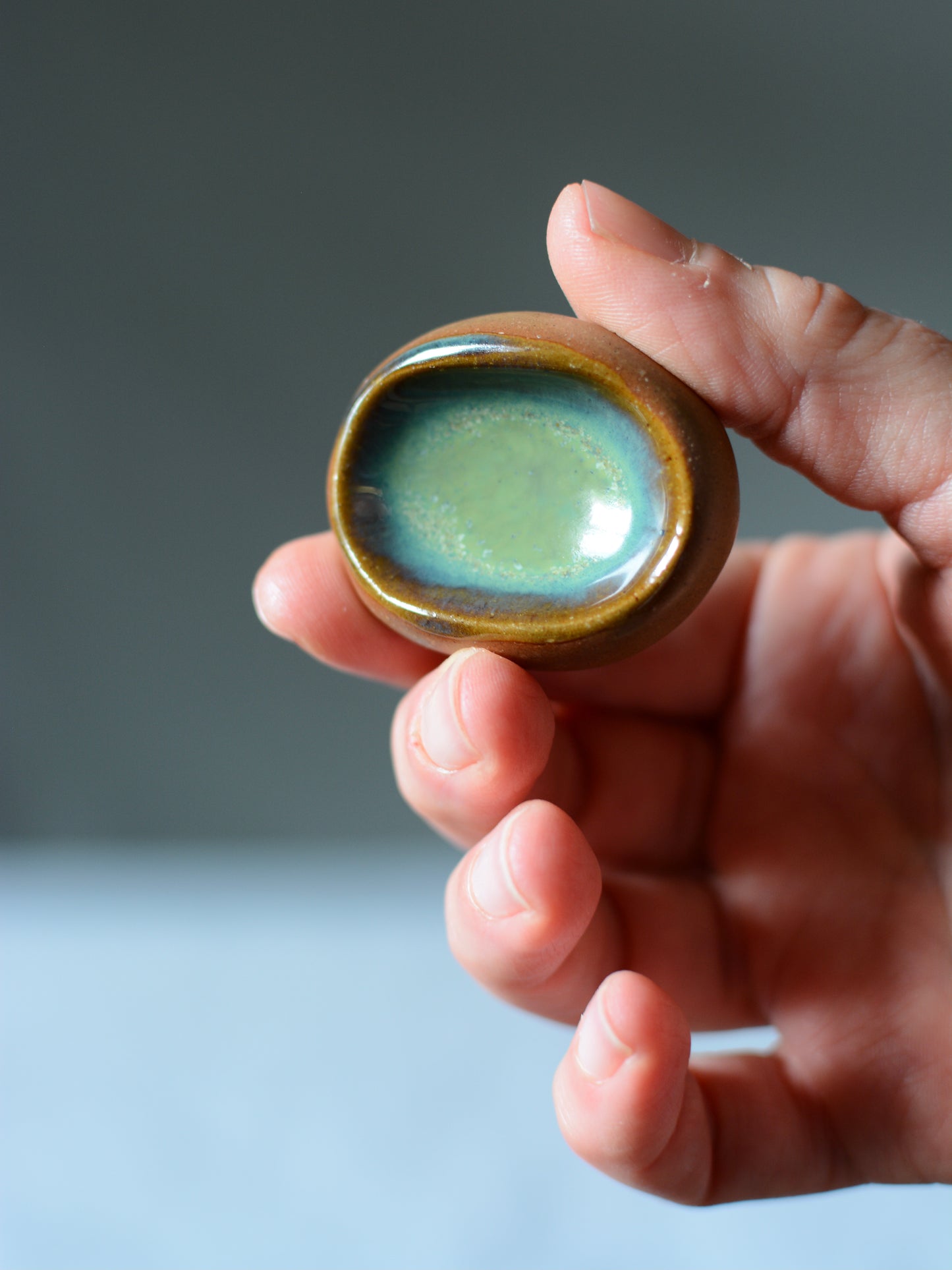 Light Green Peace Pebble