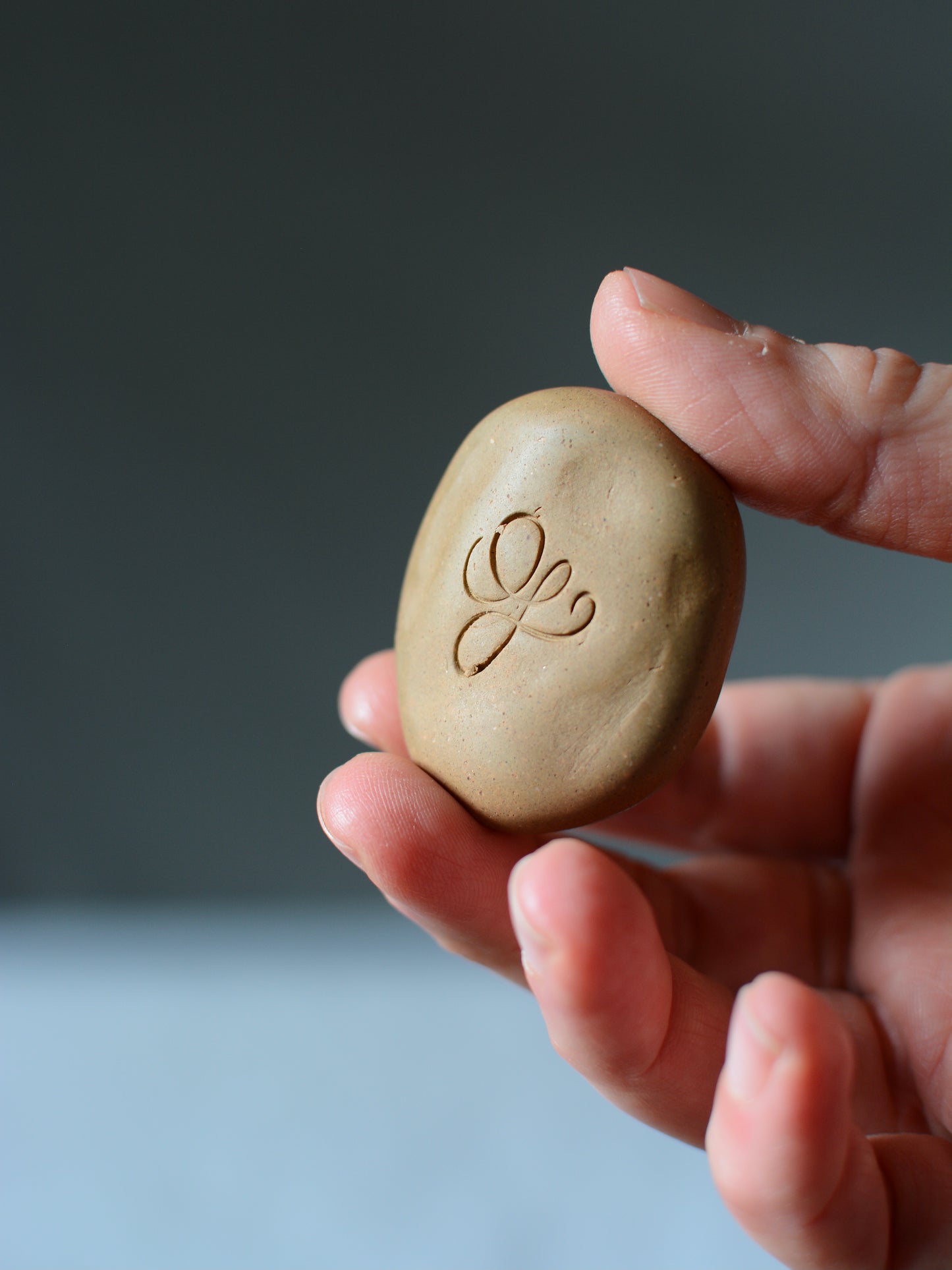 Light Green Peace Pebble