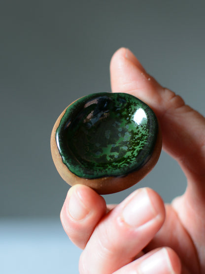 Dark Green Peace Pebbles
